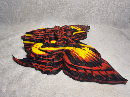 Skullwood Moth Wall Mount