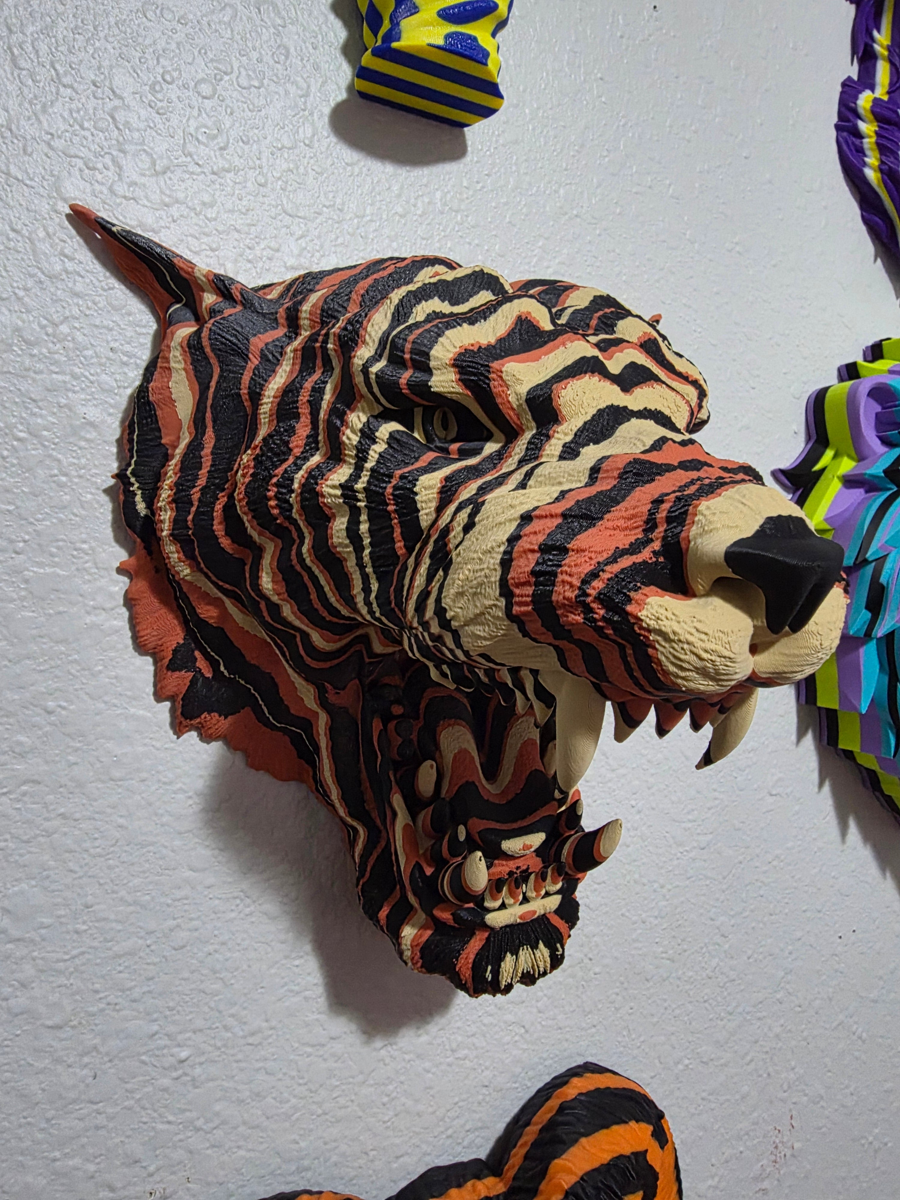 Tiger Head Wall Mount