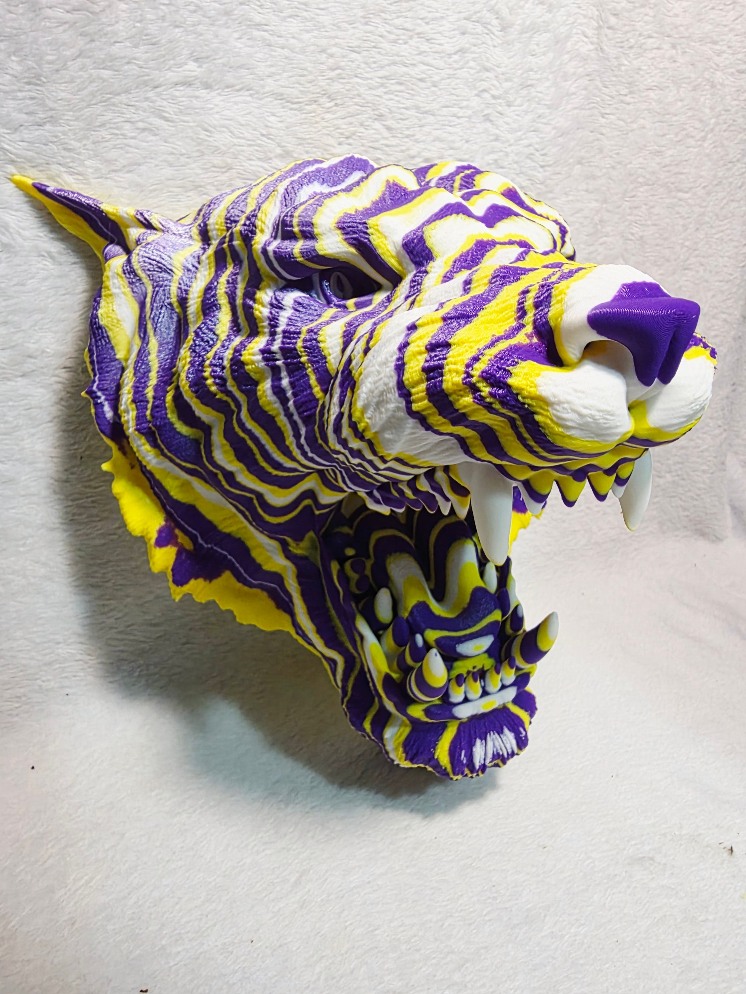 Tiger Head Wall Mount